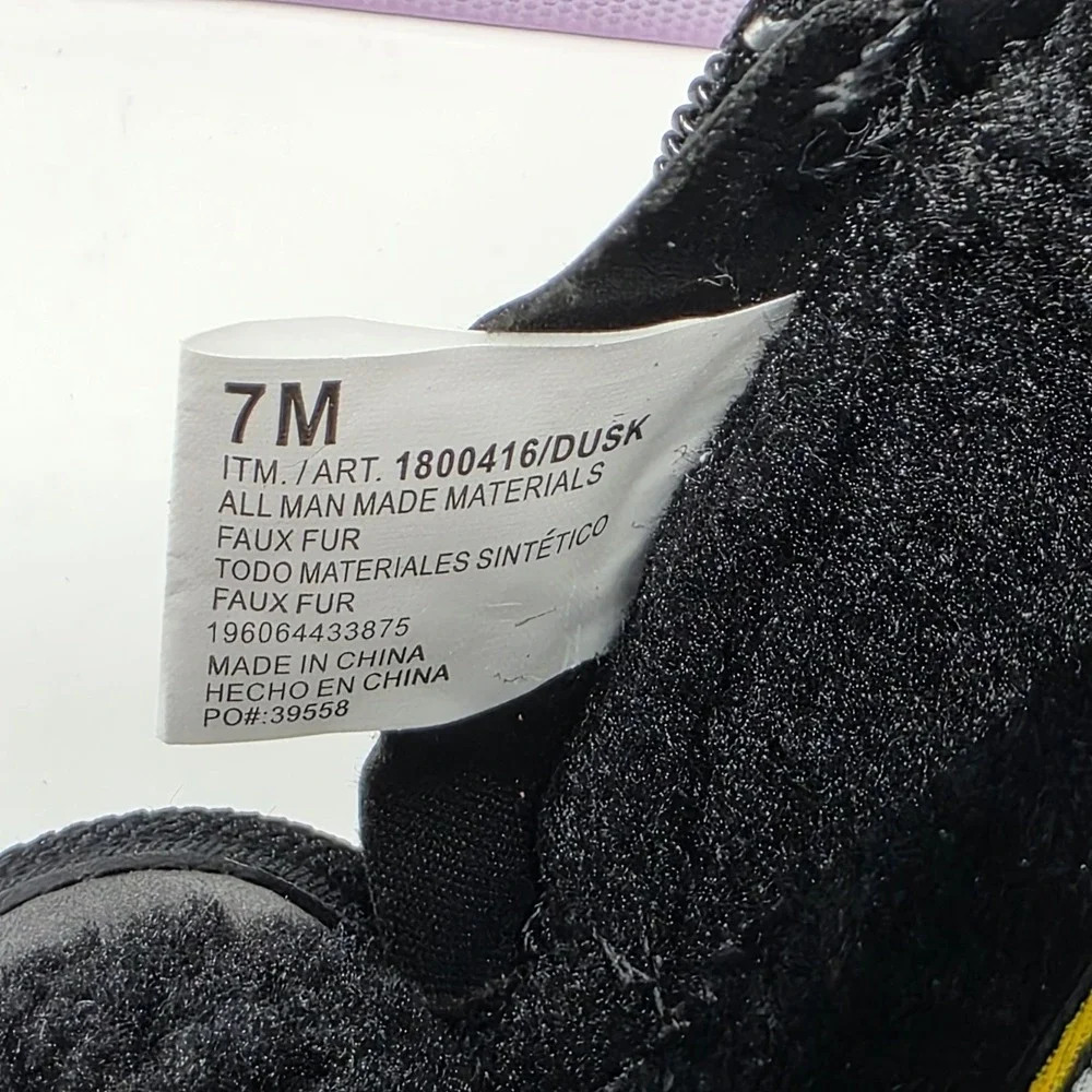 Khombu Dusk Women's All-Weather Boots Black Rated -20° Water Repellent‎ Size 7
